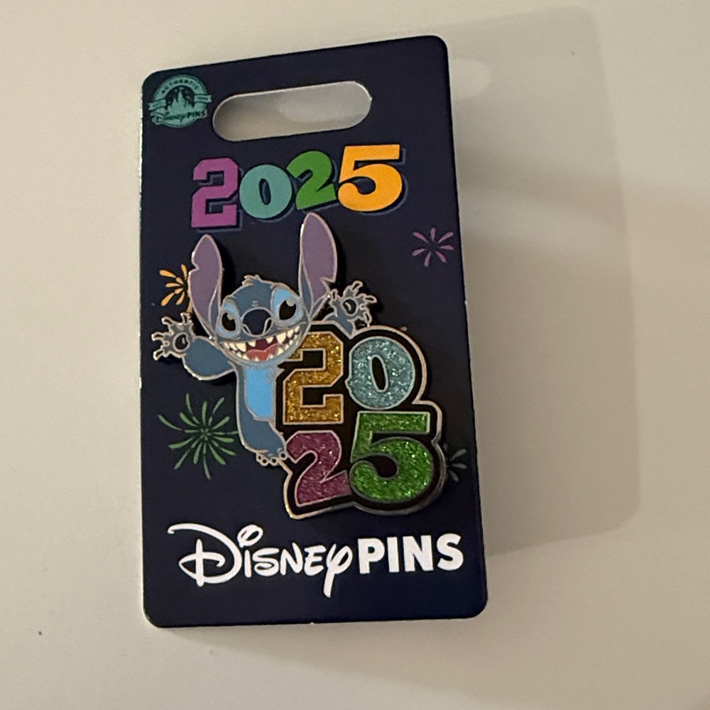 Disney 2025 Stitch Pin with Colorful 2025
